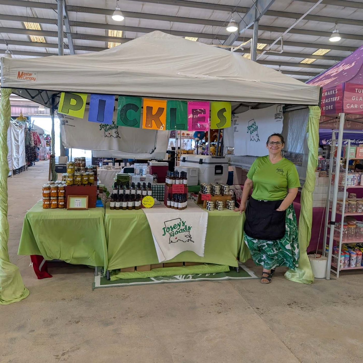 The Josey's Goods booth