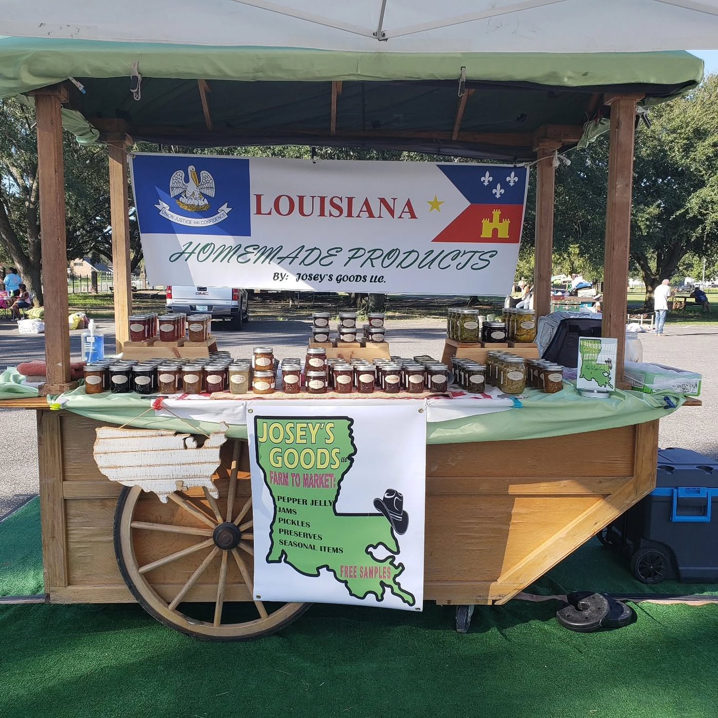 Josey's Goods market stand